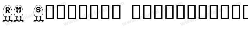 RM Squarial medium字体转换